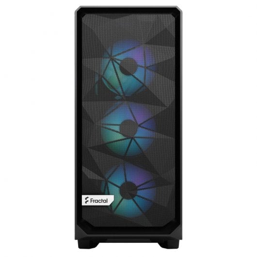 Fractal Design Meshify 2 Compact Lite RGB ATX Vidro Temperado USB 3.2 Preta