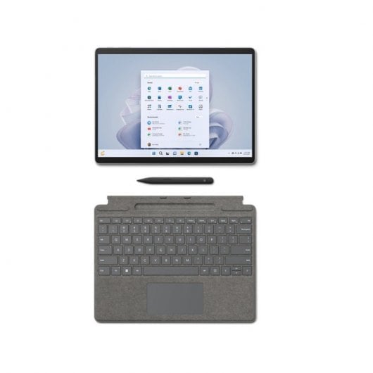 Microsoft Surface Pro 9 Platino Intel Evo Core i5-1245U/16 GB/256 GB SSD/13" Touch