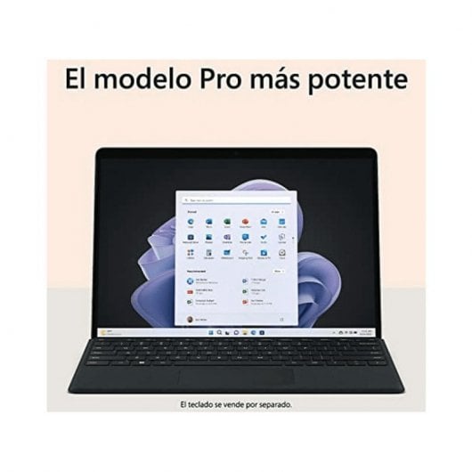 Microsoft Surface Pro 9 256 GB 33 cm (13") Intel® Core™ i7 16 GB Wi-Fi 6E (802.11ax) Windows 11 Pro Grafite