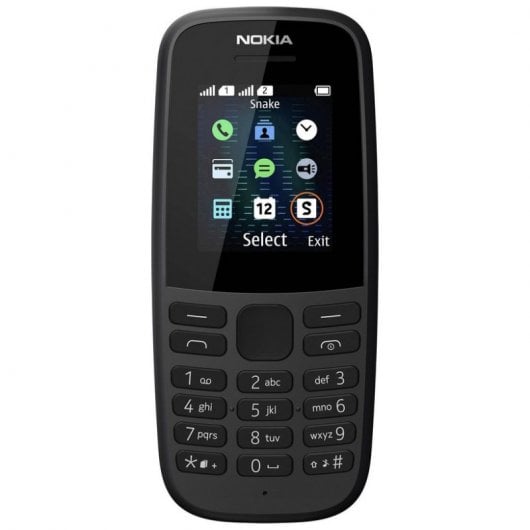 Nokia 105 Cellulare Basic 1.8" Nero