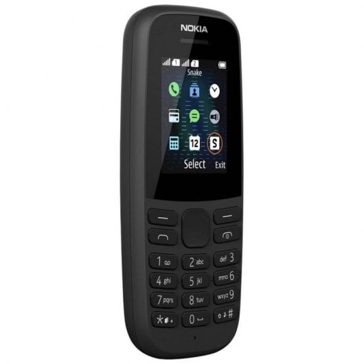 Nokia 105 Cellulare Basic 1.8" Nero