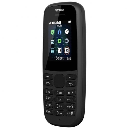 Nokia 105 Teléfono Móvil Básico 1.8" Negro Libre