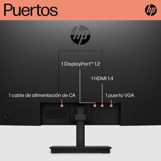 HP P24 G5 FHD Monitor Computerbildschirm 60,5 cm (23.8") 1920 x 1080 Pixel Full HD LCD Schwarz