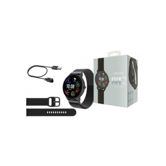 Forever ForeVive 2 Slim SB-325 Reloj Smartwatch Negro
