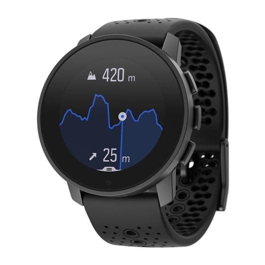 Suunto 9 Peak GPS 43mm Ecrã a Cores Preto Correa Silicone Resistência Água 100m Pulsómetro