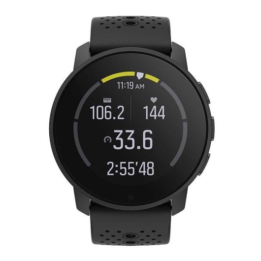 Suunto 9 Peak GPS 43mm Ecrã a Cores Preto Correa Silicone Resistência Água 100m Pulsómetro