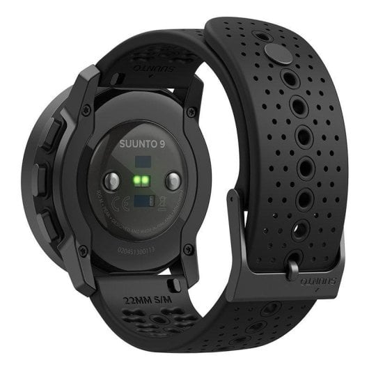 Suunto 9 Peak GPS 43mm Ecrã a Cores Preto Correa Silicone Resistência Água 100m Pulsómetro
