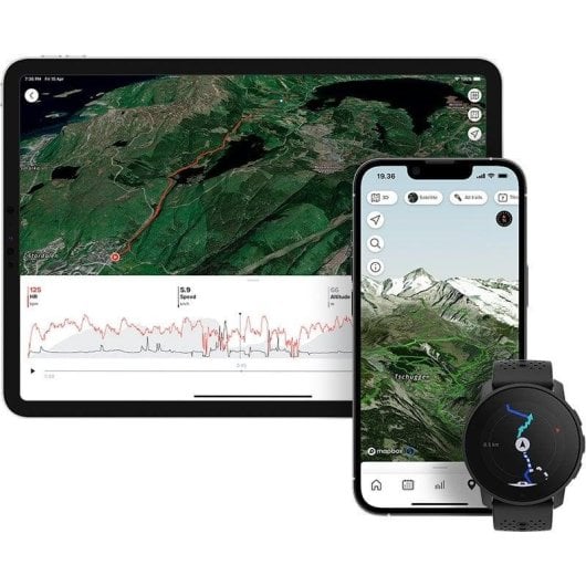 Suunto 9 Peak GPS 43mm Ecrã a Cores Preto Correa Silicone Resistência Água 100m Pulsómetro