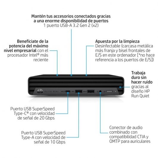 HP Elite Mini 800 G9 Intel Core i7-12700/16GB/512GB SSD