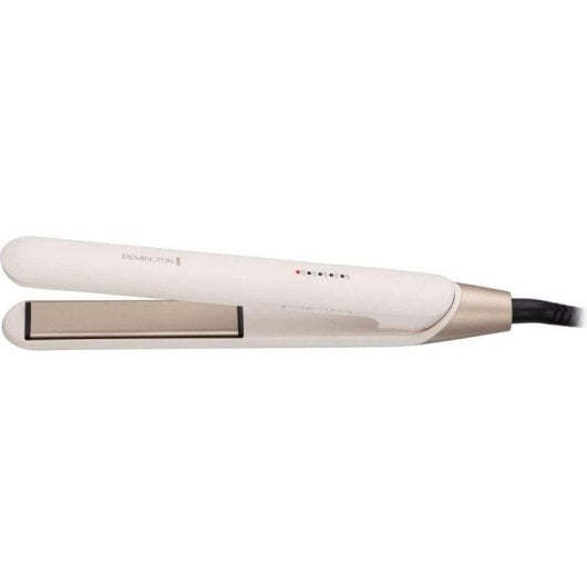 Prancha de Cabelo Cerâmica Remington S4740 230ºC 5 Definições Desligamento Automático Beige
