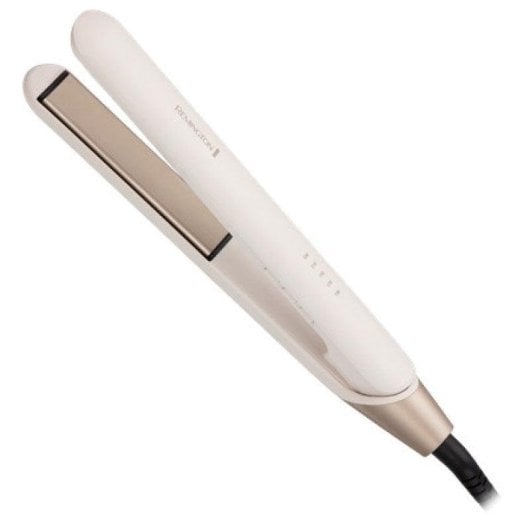 Prancha de Cabelo Cerâmica Remington S4740 230ºC 5 Definições Desligamento Automático Beige