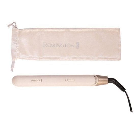 Prancha de Cabelo Cerâmica Remington S4740 230ºC 5 Definições Desligamento Automático Beige