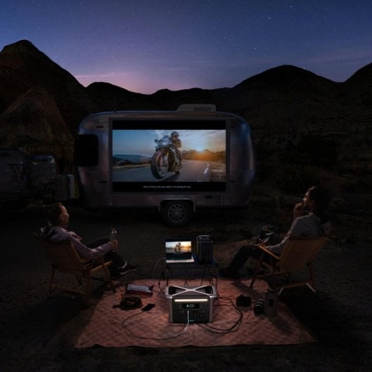 Station d’énergie ANKER 757 PowerHouse 1229Wh 2 ports AC 6 ports USB Batterie LiFePO4 Écran LCD Charge rapide Solaire