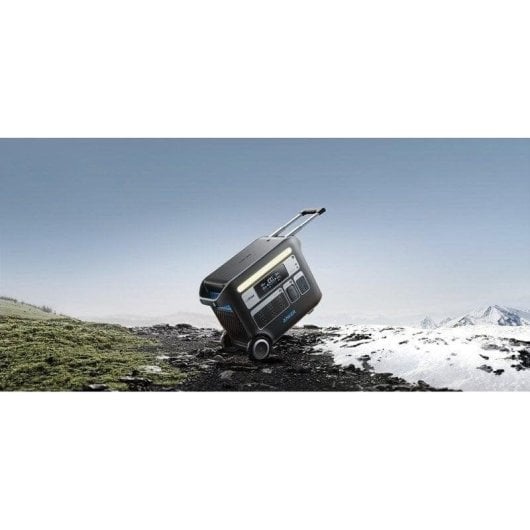 Estación de energía Anker 767 PowerHouse 2048Wh 3 AC 3 USB-C 2 USB-A LiFePO4 Pantalla LCD Recarga solar Ruedas
