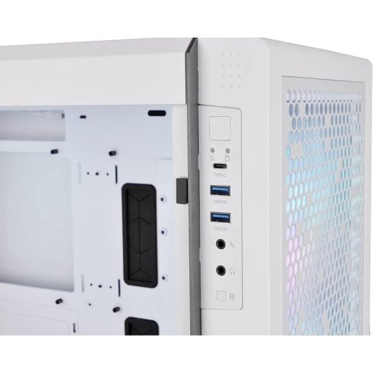 Thermaltake Ceres 500 TG ARGB Snow Cristal Templado USB 3.0