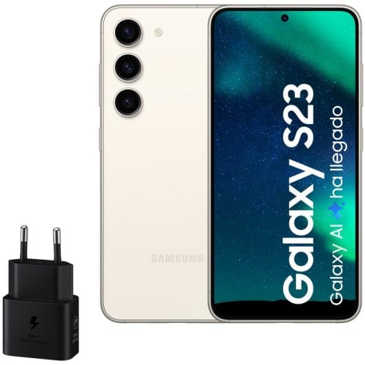 Samsung Galaxy S23 128GB Algodón Libre + Cargador 25W