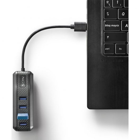 NGS PORT 3.0 Hub 4x USB 3.0 Negro