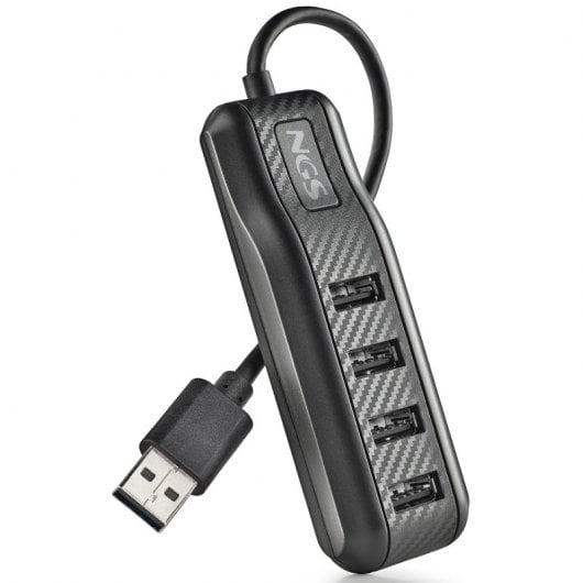 NGS PORT 2.0 Hub 4x USB 2.0 Schwarz