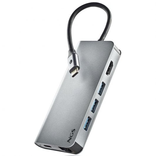 NGS WONDER DOCK 8 USB 2.0 Type-C 1024 Mbit/s Argent