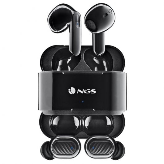 NGS ARTICA DUO 2x Auriculares Bluetooth Negros