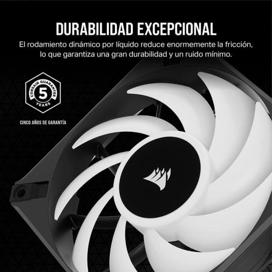 Corsair iCUE AF120 RGB ELITE Triple Ventilateur PWM 120 mm Noir avec contrôleur iCue