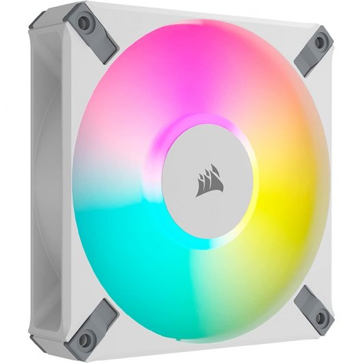 Ventola PWM Corsair iCUE AF120 RGB ELITE da 120 mm bianca