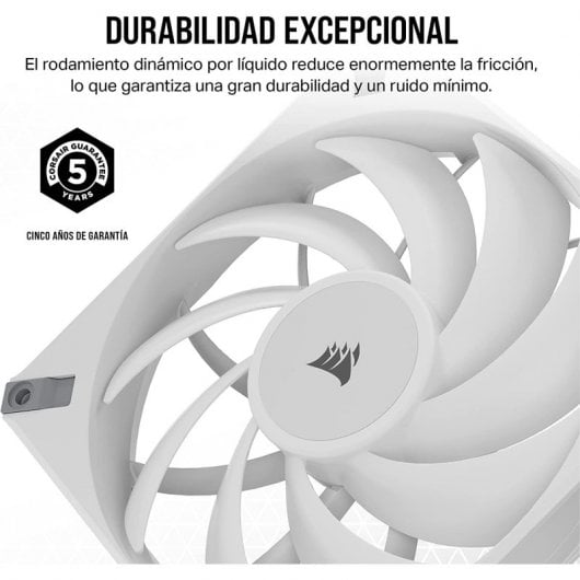 Corsair iCUE AF140 RGB ELITE 140-mm-PWM-Doppellüfterset – Weiß mit iCue-Controller