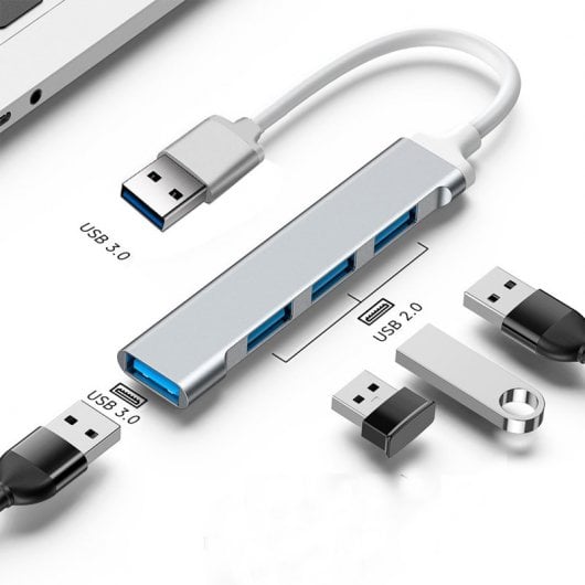 Hub USB 3.0 a 4 porte PcCom Essential