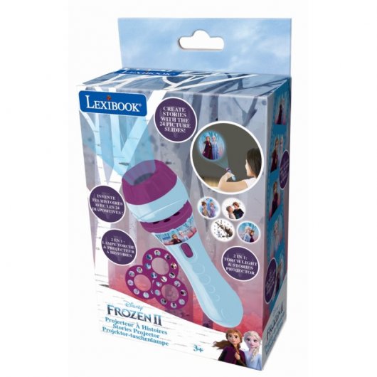 Lexibook Disney Frozen Story Projecteur et lampe de poche