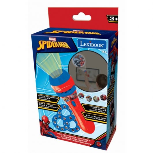 LEXIBOOK - Reloj despertador con proyector Paw Patrol con función de repetición y función de alarma, luz nocturna con temporizador, pantalla LCD, funciona con pilas, azul/rojo, RL977PA