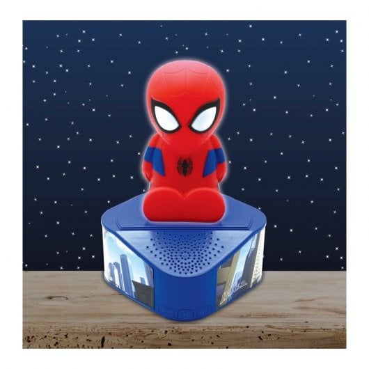 Lexibook Marvel Spider Man Altavoz Bluetooth con Figura Luminosa