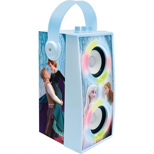 Altoparlante Bluetooth wireless illuminato con microfono Frozen