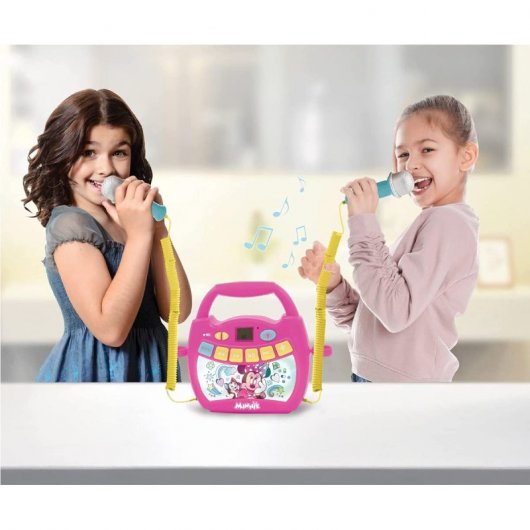 Micro Enfant pour Chanter, avec lumière LED et Haut-Parleur Intégré