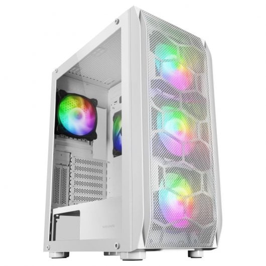Mars Gaming MC-KX ARGB Vetro temperato USB 3.0 Bianco