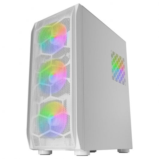 Mars Gaming MC-KX ARGB Vetro temperato USB 3.0 Bianco