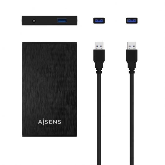 Aisens Carcasa Disco Duro 2.5" SATA USB 3.0 Negra