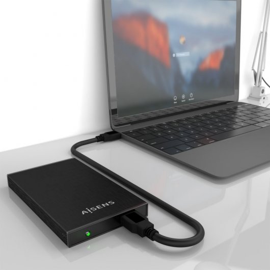 Aisens Carcasa Disco Duro 2.5" SATA USB 3.0 Negra