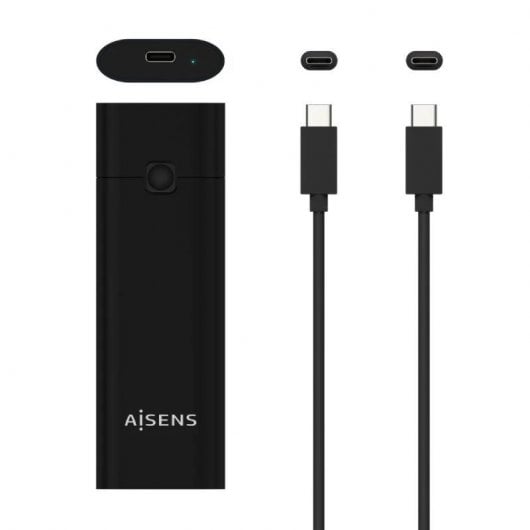 Aisens M.2 NVMe SSD-Gehäuse USB 3.1 Gen2 Schwarz