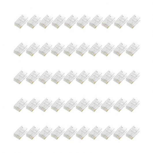 Aisens Conector RJ45 8 Hilos Cat.6 AWG24 50 Unidades