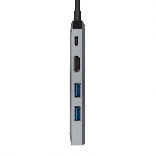 Aisens Docking USB-C 3.2 5 em 1 Multiportas Cinzento