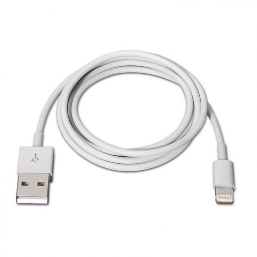 Aisens Cable Lightning a USB 2.0 Macho/Macho 1m Blanco
