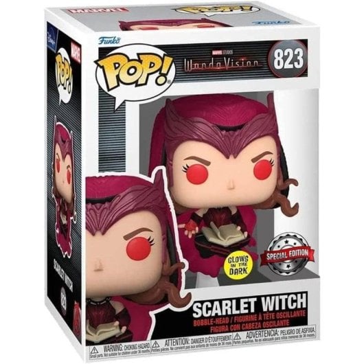 Figurine Funko Pop Marvel Wanda Vision Scarlet Witch Exclusive 9cm vinyle