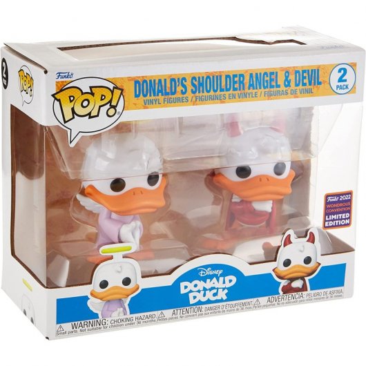 Funko Pop Disney Donald Duck Donald Ange et Diable Exclusif
