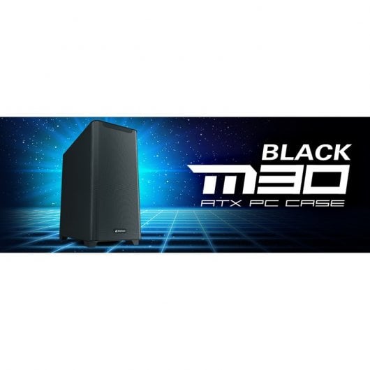 Sharkoon M30 Nero E-ATX con lato metallico USB 3.0 Nero