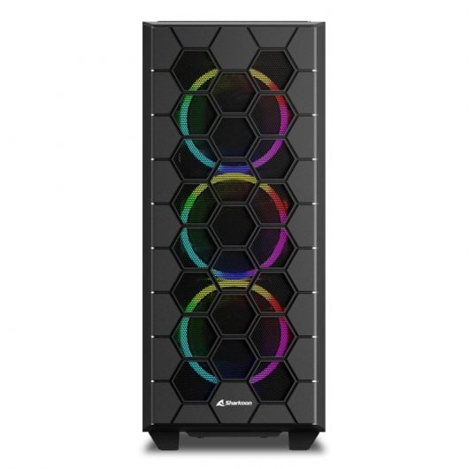 Sharkoon RGB Hex Vetro Temperato USB 3.0 Nero