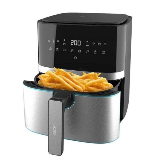 Cecotec Cecofry Full Inox 5500 Pro Freidora Dietética sin Aceite 5.5L Acero Inoxidable