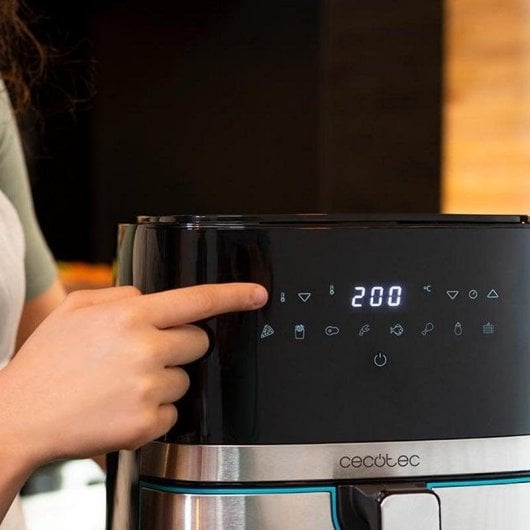 Cecotec Cecofry Full Inox 5500 Pro Freidora Dietética sin Aceite 5.5L Acero Inoxidable