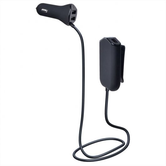 Value Cargador de Coche 4 Puertos USB 2.0 48W
