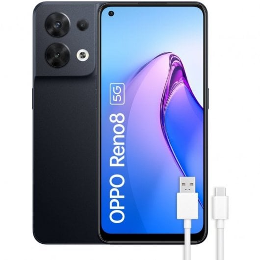 OPPO Reno 8 5G Shimmer Black