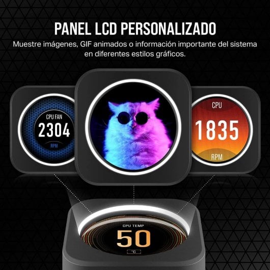 Corsair iCUE H100i ELITE LCD XT Kit de Refrigeração Líquida 240mm Preto